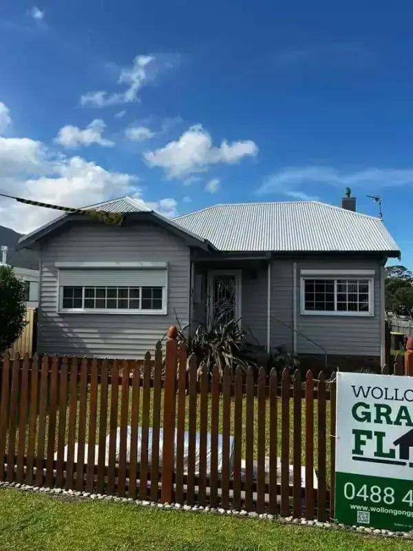 Black Colorbond roof replacement on Illawarra home