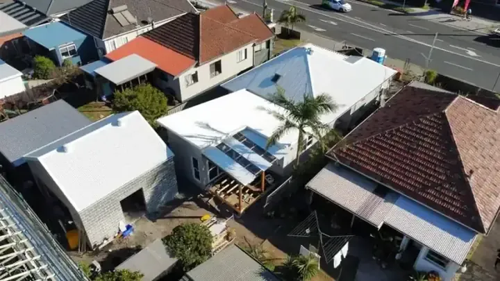 Colorbond re-roofing project on a Wollongong residence